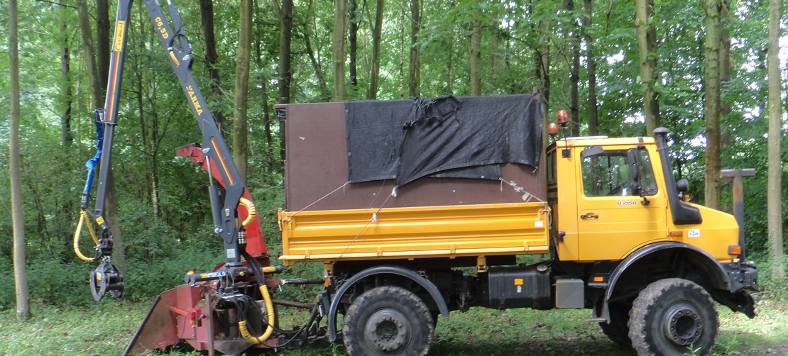 machine de dessouchage